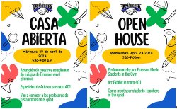 Emerson\'s Open House/Eagle Night Wednesday, April 24th